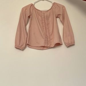 Peach blouse